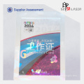 A4 125 Micron Custom Logo Hologram Laminating Pouches Film